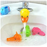 Isuper grifo Extender- grifo garantía en dibujos animados figura para bebé niños Manos Lavado cuarto de baño accesorios…